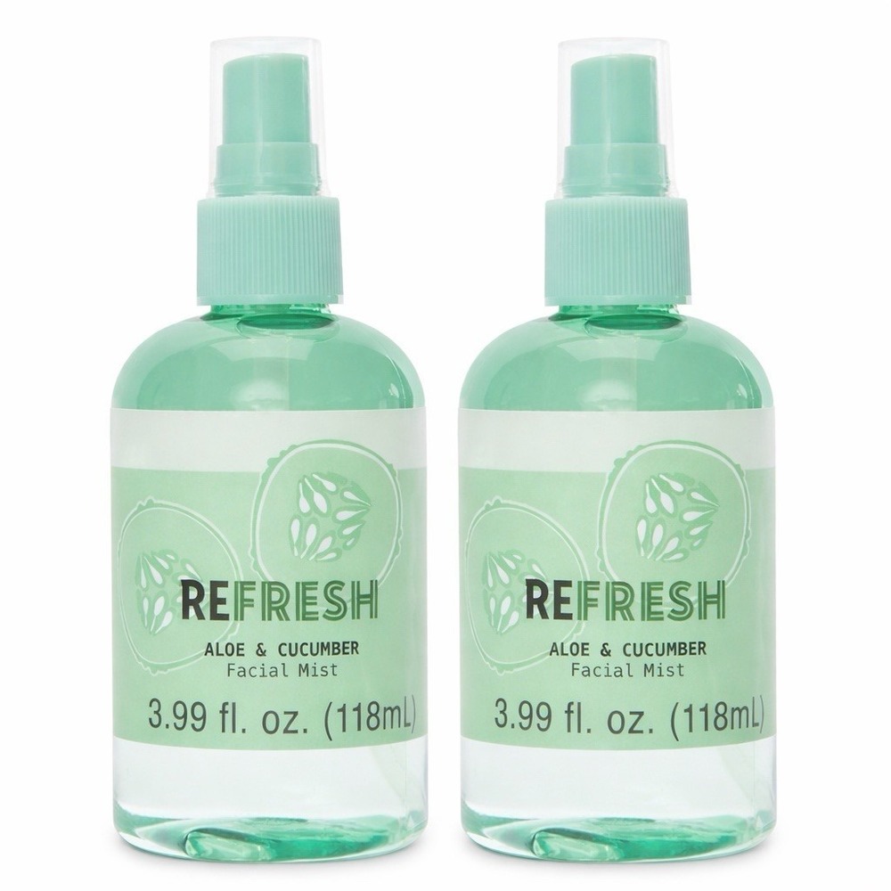 Refresh Aloe & Cucumber Facial Mist Spray 3.99 oz Each – 2 Pack (7.98 oz Total)